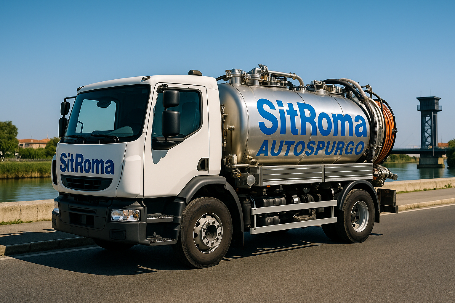 Intervento autospurgo SitRoma in condominio di Fiumicino